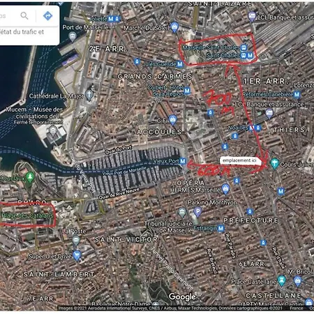 Le T3 A 600metre Du Vieux Port Proche De La Gare Apartmán